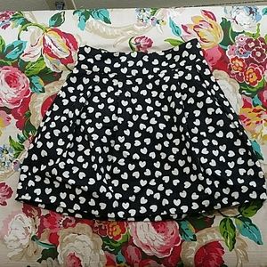 H&M Divided Heart Skirt Sz 4